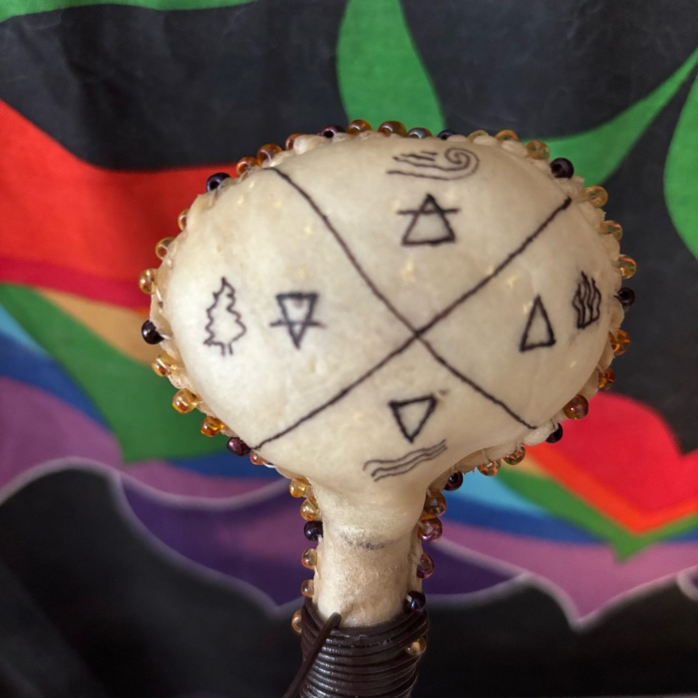 Medicine Wheel Rattle - Picture 3 of 7